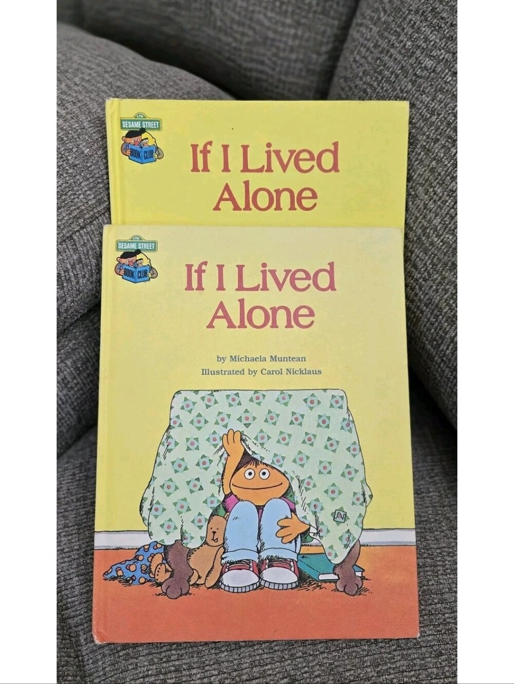 If I Lived Alone 1980 Sesame Street Book Club Books